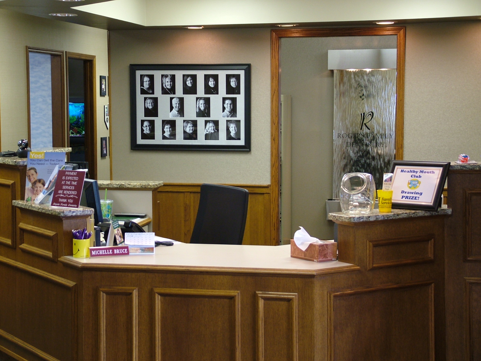 front desk